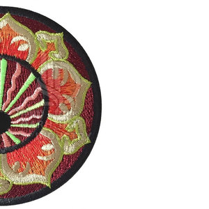 Decorative Handmade Embroidery Patches Custom Logo <b>Stitched</b> PVC Fabric Badge for Jackets Jeans Bags Hats Uniforms Apparel - Product Image 4