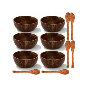 Bol en coque de noix de coco très populaire pour des espaces de vanité élégants et des supports pour verres à boisson quotidiens - Product Image 1
