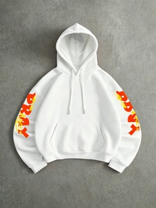 Sweat-shirt à capuche unisexe en molleton de coton 350 g/m² de haute qualité, coupe oversize, imprimé, avec poche et logo personnalisé, idéal pour l'automne et l'hiver - Product Image 1