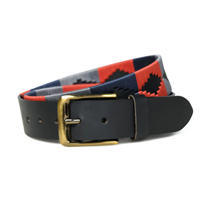 Cinturón de Polo Hecho a Mano de Estilo Tradicional en Cuero Premium con Trabajo de Hilo Colorido, Cinturón de Polo de Lona Hecho a Mano para Mujer - Product Image 1