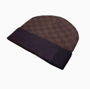 Bonnet unisexe bleu de qualité supérieure 2026, 100 % acrylique tricoté, avec blocs de couleur, décontracté, pour l'hiver, pour adultes, 56-58 cm - Product Image 6