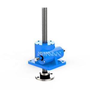 Martinetti a vite per macchina a vite senza fine martinetto meccanico a ricircolo di sfere in ghisa e acciaio inossidabile con volantino e motore elettrico - Product Image 3