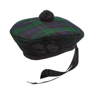 Casquette Balmoral écossaise traditionnelle 100 % laine, béret ajustable pour événements cérémoniels des Highlands - Product Image 5
