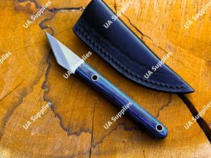 มีดคอเหล็กกล้าไร้สนิมคุณภาพพรีเมียมขนาด 2 นิ้ว ด้ามไม้ - มีดอเนกประสงค์ EDC สำหรับขายส่ง ถูกกฎหมาย รับผลิตแบบ OEM พร้อมปรับแต่งได้ - Product Image 4