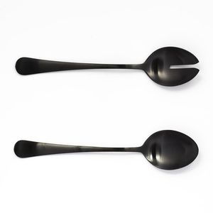 Servidor de ensalada de metal inoxidable con acabado de espejo de lujo para bodas, fiestas, hoteles, buffets y una experiencia gastronómica elegante. - Product Image 4