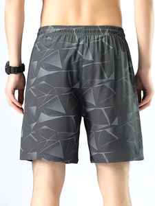 Wholesale <b>Men</b> Causal <b>Shorts</b> Fitness Quick Dry Summer Wear Breathable Training <b>Shorts</b> With Custom Logo <b>Compression</b> Gym <b>Shorts</b> - Product Image 2