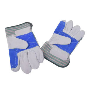 Gants de travail en cuir de vachette pour la construction industrielle, gants de rigueur pour travaux de bâtiment - Product Image 4
