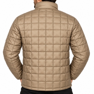 Chaqueta Acolchada con Costuras de Diamante para Hombre, Ropa Moderna, Chaqueta Acolchada Informal, Resistente al Viento, con Relleno de Poliéster, Ropa de Abrigo Informal de Invierno - Product Image 2