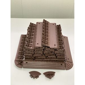 Prodotti Ausiliari Assortiti per la Giunzione di Pavimenti in Plastica, Inclusi 30 Strisce di Sigillatura per Bordi e 4 Angoli Marroni - Product Image 3