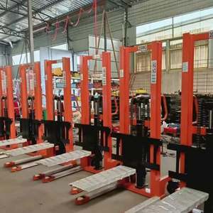 Chariot élévateur à palettes hydraulique réglable en acier inoxydable, état neuf, prix bas, pour un mécanisme de levage fluide - Product Image 3