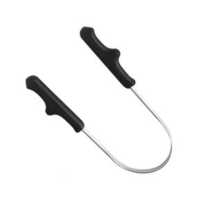 Limpiador de Lengua Eficiente de Acero Inoxidable, Raspador de Lengua Eficaz con Mango de PVC Duradero, Fuente de Alimentación Manual - Product Image 1
