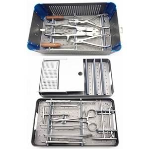 Kit d'installation manuelle des fragments orthopédiques en acier inoxydable de qualité chirurgicale, autoclavable, certifié CE, instrument chirurgical - Product Image 2