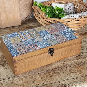 Boîte de rangement en bois imprimée pour bijoux et huiles essentielles – Vente en gros - Product Image 4