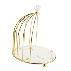 Elegante Soporte Metálico para Pastel con Diseño Decorativo para Mesa de Postres en Bodas y Eventos - Product Image 6