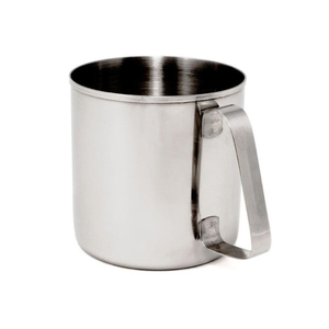 Chope à bière vintage en acier inoxydable de 1 pinte, double anse celtique, faite à la main, de haute qualité, pour bar, avec poignée - Product Image 3