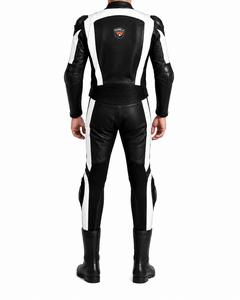 DUMELA Custom Leather Casual Unisex Motorbike <b>Suit</b> High Quality Breathable Black <b>White</b> Full Body Protection Abrasion Resistant - Product Image 3
