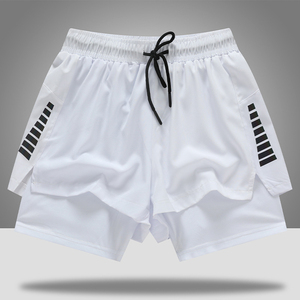 Nouveaux shorts pour hommes à séchage rapide, taille élastique, polyester et élasthanne, pour la gym, l'entraînement, la course à pied, décontractés, été (MOQ 50 pièces) - Product Image 3