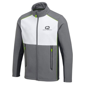 High Quality Men Winter Soft Shell Jacket Stand Collar Front Soft <b>Fleece</b> Lining Durable Fabric Daily Wear Travel <b>Work</b> Activity - Product Image 1