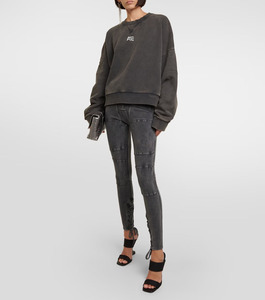 Sweat-shirt à col rond oversize délavé pour femme, en molleton épais vintage, fabricant de vêtements OEM, sweats à capuche pour femme - Product Image 2