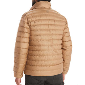Men Bubble Puffer Jacket Lightweight <b>Warm</b> Quilted Outerwear Full Zip Casual Winter Regular Fit Comfortable Wear - Product Image 2