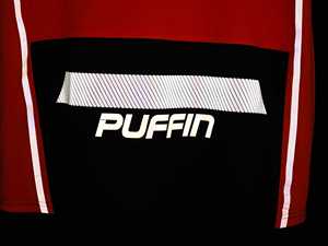 Polo de travail haute visibilité orange personnalisé pour homme PUFFIN SPORTS avec bandes réfléchissantes et poche, uniforme unisexe en polyester - Product Image 6