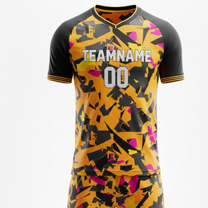 Soccer Jersey Uniform Set Custom Team Kit Breathable Quick Dry Fabric Professional Match Training Sportswear - Product Image 3
