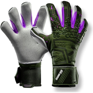 Gants de gardien de but de football pour jeunes pas chers, gants de gardien de but en latex épais avec protection des doigts en vente - Product Image 3