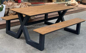 Venta al por mayor llevar un paraguas columna agujero de acero galvanizado al aire libre silla traje al aire libre mesas y sillas <span class=keywords><strong>con</strong></span> fácil montaje - Product Image 4