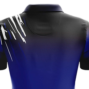 Chemises polo pour hommes respirantes, entièrement personnalisées avec logo imprimé, amples, unies, à manches courtes, de haute qualité, en gros, sublimation - Product Image 4