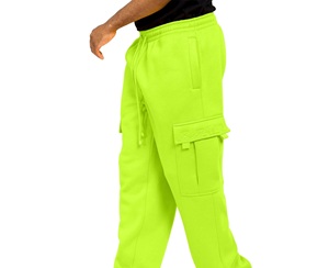 Pantalon cargo ample et respirant pour homme, style vintage, en polaire, idéal pour les activités hivernales en extérieur – Commande en gros - Product Image 1