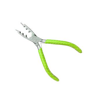 El mejor abridor de anillos OEM Alicates de anillo de pájaro de acero inoxidable de 3 agujeros Premium con asas de agarre de silicona Ornitología suave al por mayor - Product Image 4