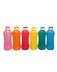 Botella de Agua Cilíndrica PET de 1000 ml de la Mejor Calidad, Reutilizable, a Prueba de Fugas, Ecológica, con Impresión Digital, con Gotero, LivPOP - Product Image 4