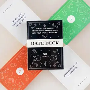 50 יחידות חפיסת תאריכים מרגשת לזוגות מסיבת אינטימיות רומנטית בידור מצחיק שתייה כרטיסי משחק לוח משמעותיים מתנת לילה