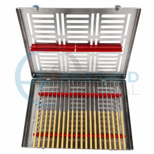 Ensemble de 20 micro-dissecteurs Rhoton, plaqués or, certifiés CE, instruments de neurochirurgie avec cassette de stérilisation - Product Image 6