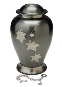 Urne décorative d'appoint pour la maison, design royal, vase ornemental, urne florale gravée, finition mate, urnes haut de gamme - Product Image 5