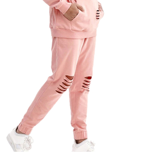 Top Quality Acid Wash Distressed Tracksuit <b>Men</b> Customize Vintage 100% Cotton Sun Faded Distressed Tracksuits In Cheap Rates - Product Image 4