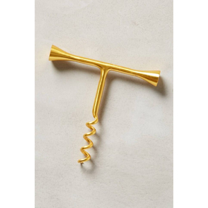 Sacacorchos de Latón Estilo Clásico con Diseño de Bigote, Abridor de Botellas Elegante en Tono Dorado, Herramienta de Bar para Vino y Cerveza, Regalo Único, Accesorio de Decoración para el Hogar - Product Image 3