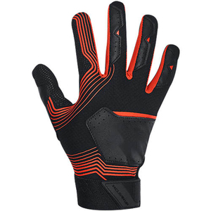 Guantes de Bateo Negros y Rojos de Primera Calidad con Logotipo Personalizado, Tejido de Punto Transpirable, Unisex para Adultos, Guantes de Entrenamiento - Product Image 6