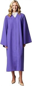 Conjunto de Toga, Birrete y Borla de Graduación para Adultos, Poliéster Mate 100% Poliéster, Túnica Académica para Ceremonia Escolar - Product Image 5
