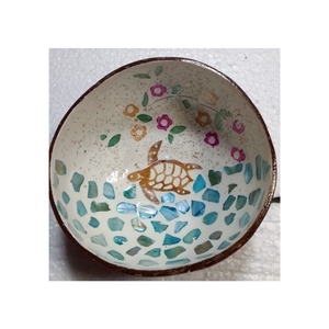 Ensemble de bols en noix de coco écologiques personnalisés de haute qualité, artisanaux, en nacre, style vietnamien, pour fête - Product Image 5