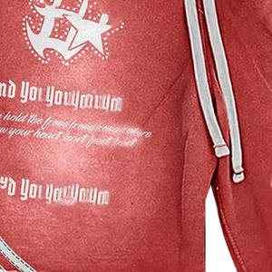 Custom Logo Streetwear Rhinestone Acid Wash Hoodie Heavy Cotton Screen Printing Sweatsuit Vintage Hoodies And Shorts Set For Men - Product Image 6