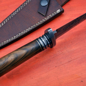 Couteau de chasse à lame fixe pour l'extérieur, en acier inoxydable, pour le camping, la survie, la randonnée, la pêche, couteau utilitaire, fabricant OEM ODM - Product Image 5