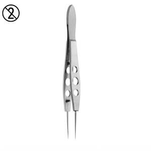 Pinzas de Jaffe Rectas Desechables de Un Solo Uso, Pinzas de Sutura Quirúrgica Oftálmica, Instrumento Microquirúrgico de Acero Inoxidable - Product Image 4