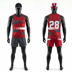 Conjunto de Uniforme de Atletismo Juvenil, Logotipo Personalizado Impreso por Sublimación, Equipación para Corredores, Uniformes de Fitness - Product Image 4