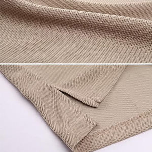 Camiseta Polo de Color Sólido para Hombre, Manga Corta, Tela Transpirable, Ropa de Trabajo Informal, Camiseta de Golf, Venta al Por Mayor OEM - Product Image 4