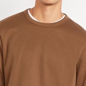 Camisetas deportivas de manga larga para hombre, 100% poliéster algodón, lisas, teñidas, informales, con logotipo personalizado, OEM ODM, corte regular. - Product Image 3