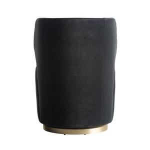 Sillones de Salón Giratorios de 360 Grados, Sillones Redondos con Tapicería de Terciopelo Esponjoso para Sala de Espera - Product Image 4