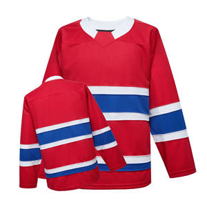 Maillot de hockey sur glace pour jeunes personnalisé |   Uniformes d'équipe scolaire |   Équipement d'entraînement léger et respirant - Product Image 1