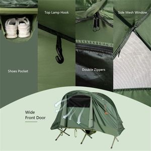 Letto Singolo da Campeggio per Uso Esterno con Tenda da Campeggio - Product Image 5