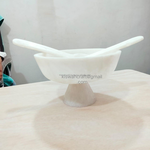 Cuencos de resina blanca de la mejor calidad con cuchara, vajilla pulida de primera calidad para fiestas, cuenco para servir económico - Product Image 5